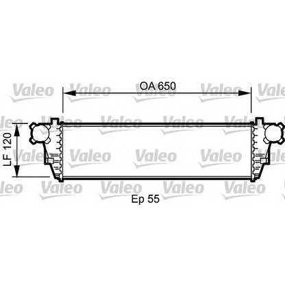 Photo Intercooler, charger VALEO 817760