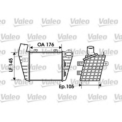 Photo Intercooler, charger VALEO 817765