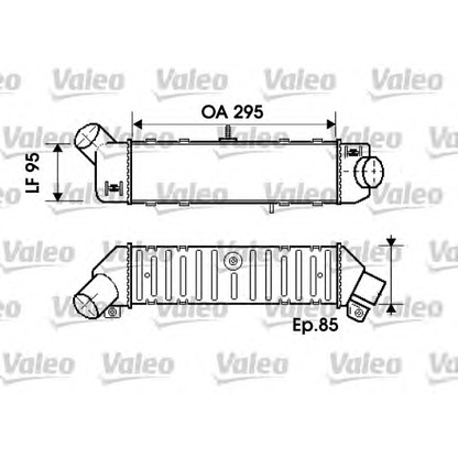 Photo Intercooler, charger VALEO 817767