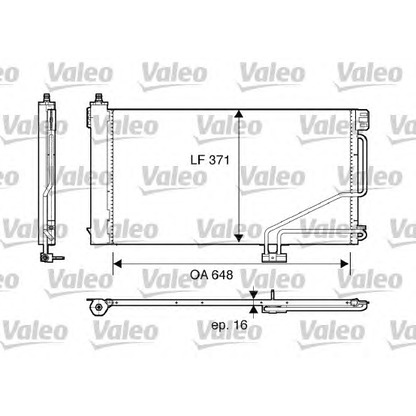 Photo Condenseur, climatisation VALEO 817848