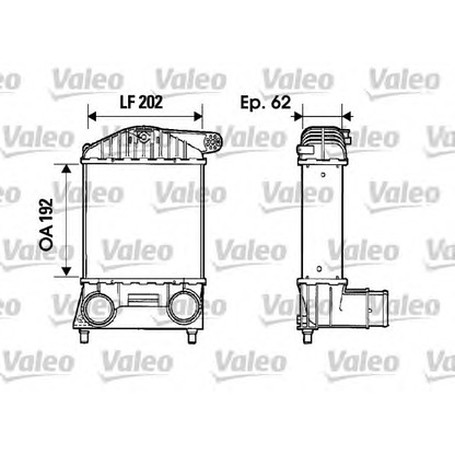 Photo Intercooler, échangeur VALEO 817884