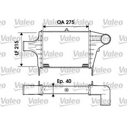 Photo Intercooler, échangeur VALEO 817896