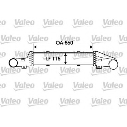 Photo Intercooler, charger VALEO 817907