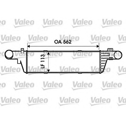 Photo Intercooler, charger VALEO 817909