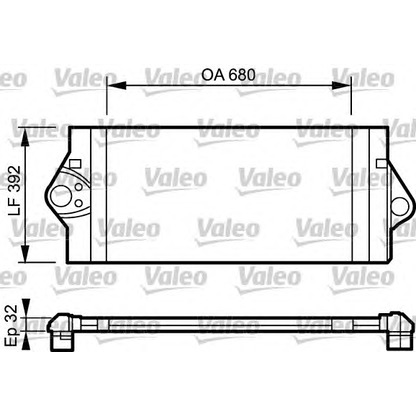 Photo Intercooler, charger VALEO 817927