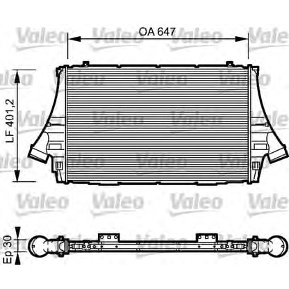 Photo Intercooler, échangeur VALEO 817998