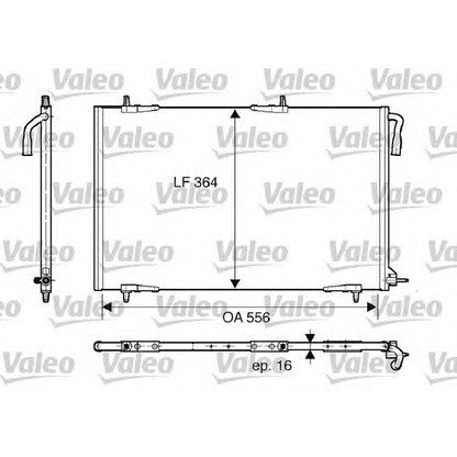 Photo Condenseur, climatisation VALEO 818000