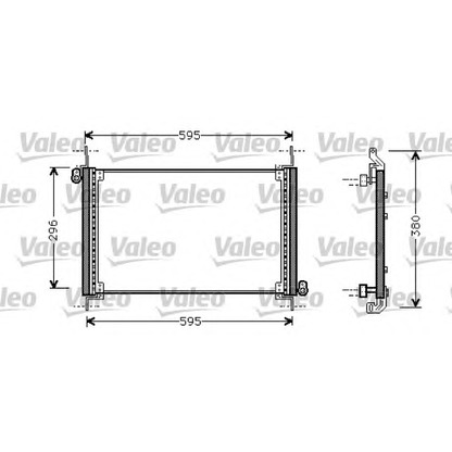 Foto Kondensator, Klimaanlage VALEO 818009