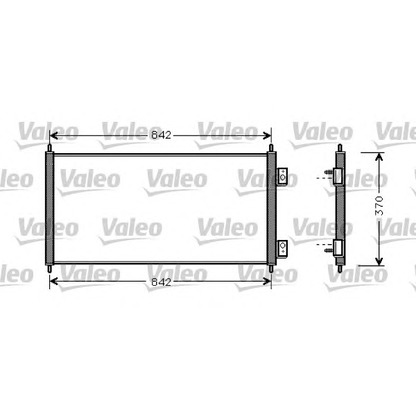 Photo Condenseur, climatisation VALEO 818050