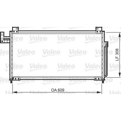 Фото Конденсатор, кондиционер VALEO 818087