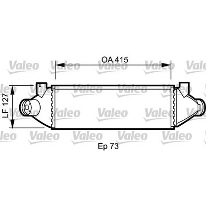 Photo Intercooler, échangeur VALEO 818800