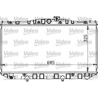Foto Kühler, Motorkühlung VALEO 819123