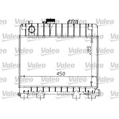 Photo Radiateur, refroidissement du moteur VALEO 819207