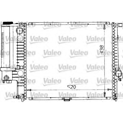 Foto Radiatore, Raffreddamento motore VALEO 819412