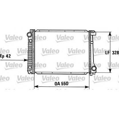 Photo Radiateur, refroidissement du moteur VALEO 819415