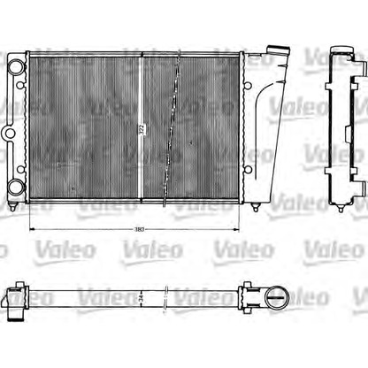 Foto Kühler, Motorkühlung VALEO 883755