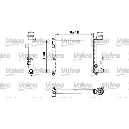 Foto Radiatore, Raffreddamento motore VALEO 883774