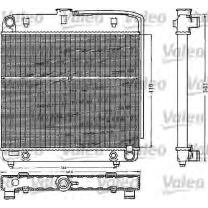 Foto Kühler, Motorkühlung VALEO 883778