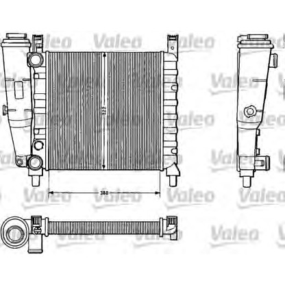 Foto Radiatore, Raffreddamento motore VALEO 883812