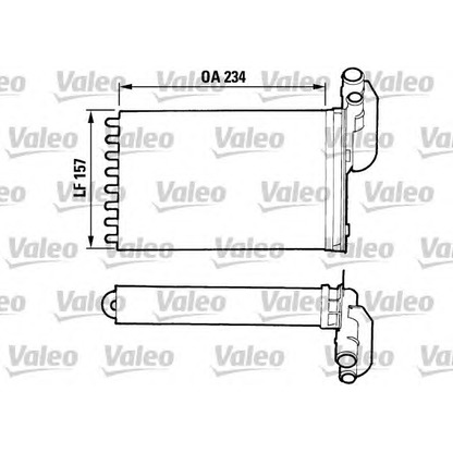 Foto Radiador de calefacción VALEO 883980