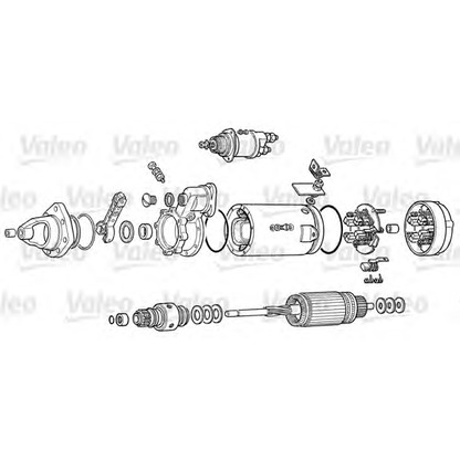 Foto Motorino d'avviamento VALEO D13E107TE