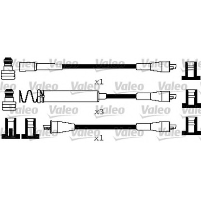 Foto Kit cavi accensione VALEO 346668