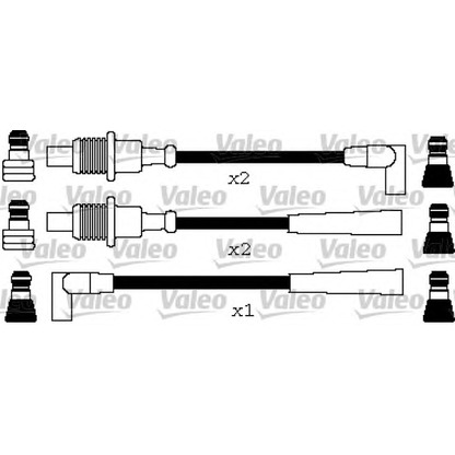 Фото Комплект проводов зажигания VALEO 346649