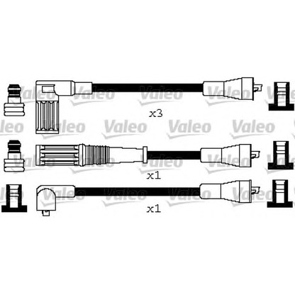 Foto Kit cavi accensione VALEO 346617