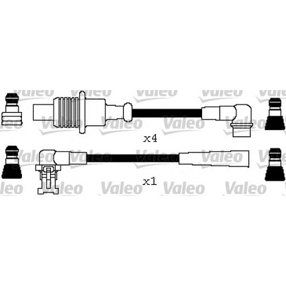 Foto Kit cavi accensione VALEO 346604