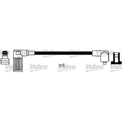 Фото Комплект проводов зажигания VALEO 346600