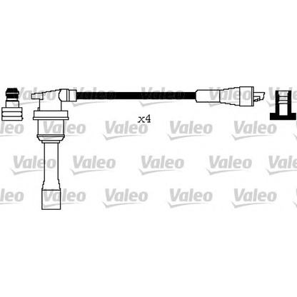 Foto Zündleitungssatz VALEO 346559