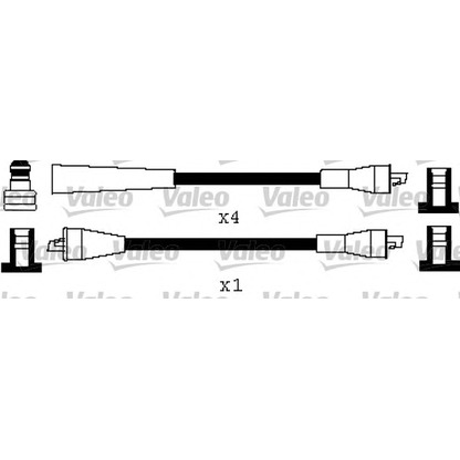 Zdjęcie Zestaw przewodów zapłonowych VALEO 346539