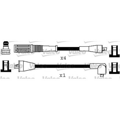 Zdjęcie Zestaw przewodów zapłonowych VALEO 346507
