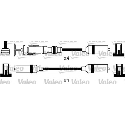 Zdjęcie Zestaw przewodów zapłonowych VALEO 346464