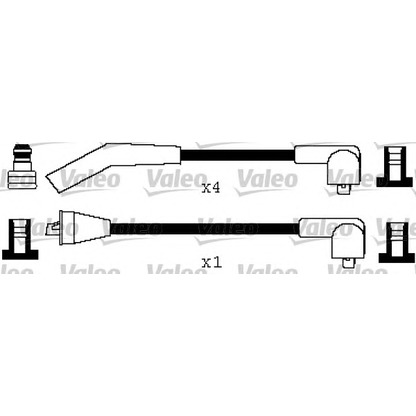 Zdjęcie Zestaw przewodów zapłonowych VALEO 346461