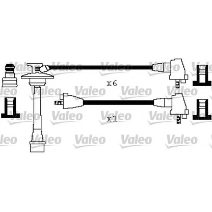 Foto Zündleitungssatz VALEO 346450