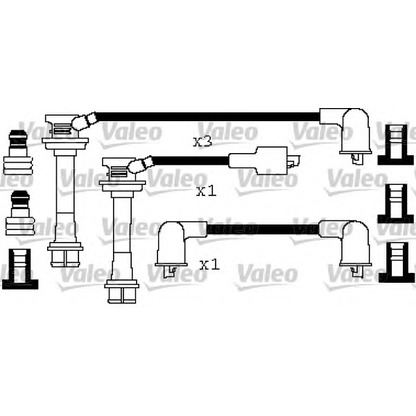 Фото Комплект проводов зажигания VALEO 346435