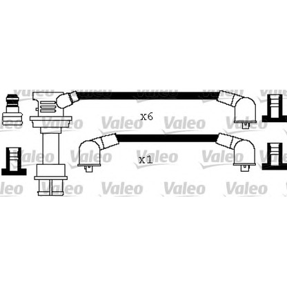 Foto Juego de cables de encendido VALEO 346425