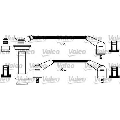 Photo Kit de câbles d'allumage VALEO 346421