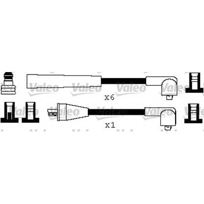 Foto Kit cavi accensione VALEO 346413