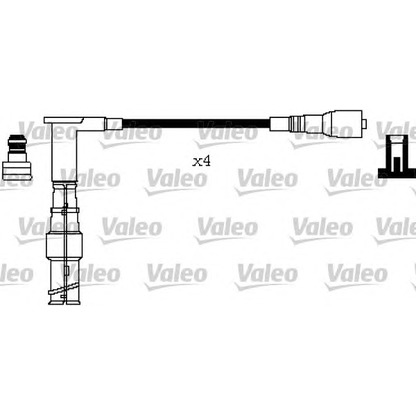 Foto Kit cavi accensione VALEO 346325