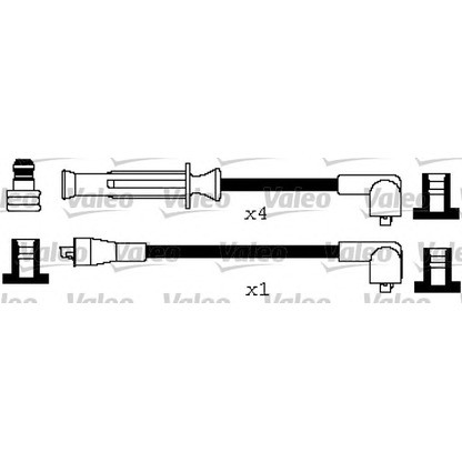 Foto Juego de cables de encendido VALEO 346297