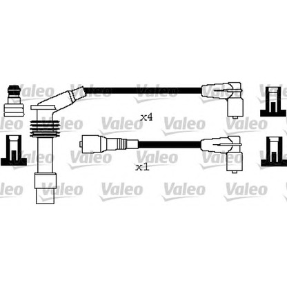 Foto Zündleitungssatz VALEO 346291