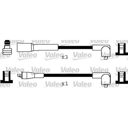 Фото Комплект проводов зажигания VALEO 346268