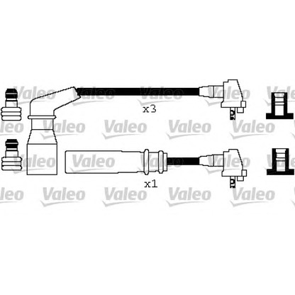 Фото Комплект проводов зажигания VALEO 346263