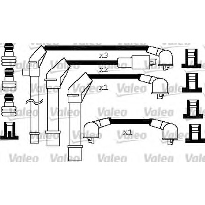 Foto Kit cavi accensione VALEO 346256