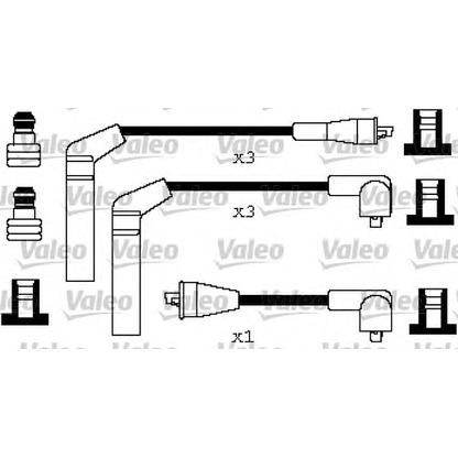 Фото Комплект проводов зажигания VALEO 346255