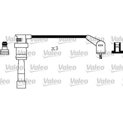 Photo Kit de câbles d'allumage VALEO 346197