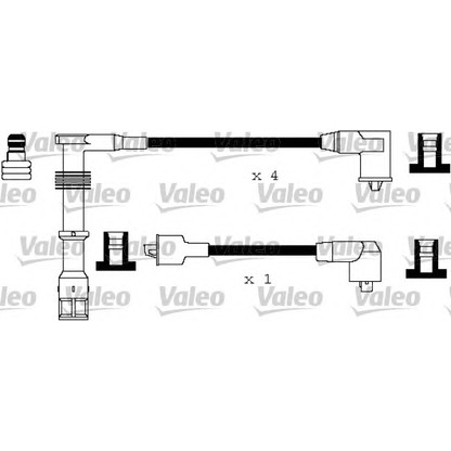 Photo Kit de câbles d'allumage VALEO 346152