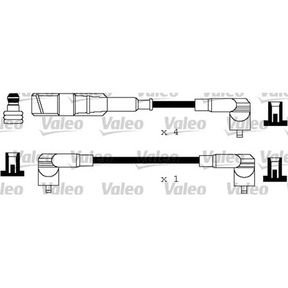 Zdjęcie Zestaw przewodów zapłonowych VALEO 346118